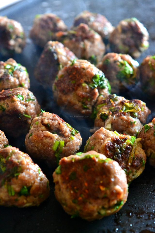 Garlic Tandoori Masala Meatballs