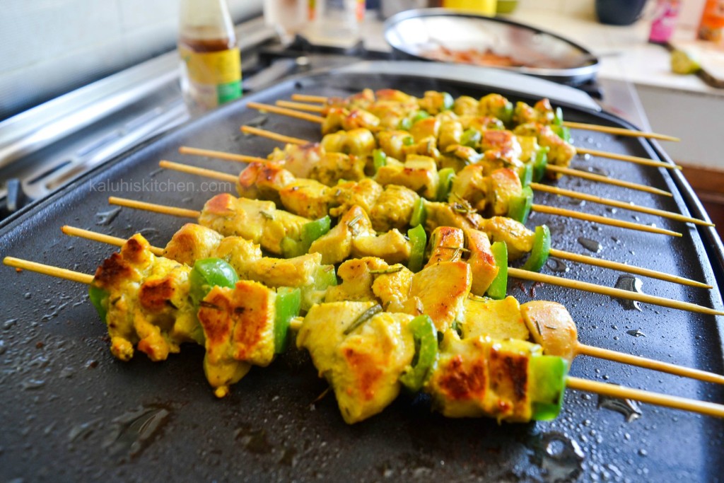 Chicken Mshikaki with Sticky Honey Sauce