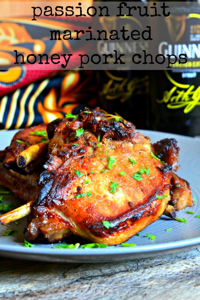 Passion Fruit Marinated Honey Pork Chops